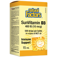 SunVitamin D3 Drops 400 IU 15 mL Liquid