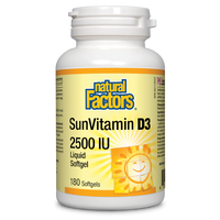 SunVitamin D3 2500 IU 90 Softgels