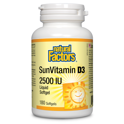 SunVitamin D3 2500 IU 90 Softgels