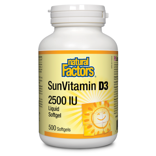 SunVitamin D3 2500 IU 500 Softgels