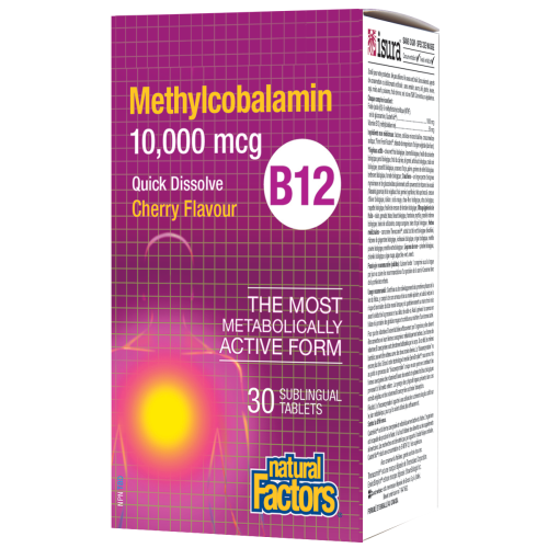 B12 Methylcobalamin 10,000 mcg Sublingual Tablets