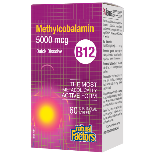 B12 Methylcobalamin 5000 mcg Sublingual Tablets