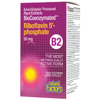 BioCoenzymated Riboflavin 5'-Phosphate • B2 50 mg 30 Vegetarian Capsules