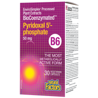 BioCoenzymated Pyridoxal 5’-phosphate • B6 50 mg 30 Vegetarian Capsules