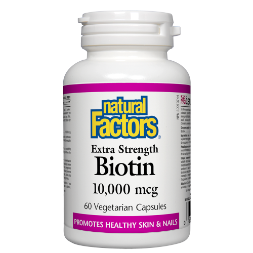 Biotin Extra Strength 10 000 mcg 60 Vegetarian Capsules