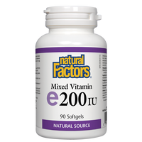 Mixed Vitamin E Natural Source 200 IU 90 Softgels
