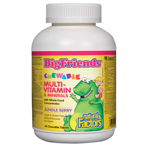 Chewable Multivitamin & Minerals with Whole Food Concentrates 60 Chewable Tablets Jungle Berry