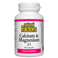 Calcium & Magnesium 2:1 Plus Vitamin D3 90 Capsules
