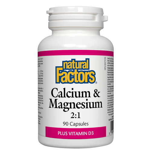 Calcium & Magnesium 2:1 Plus Vitamin D3 90 Capsules