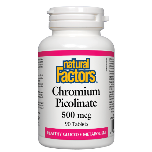 Chromium Picolinate 500 mcg 90 Tablets