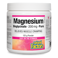Magnesium Bisglycinate Pure 200 mg 120 g Powder