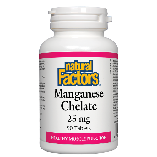Manganese Chelate 25 mg 90 Tablets