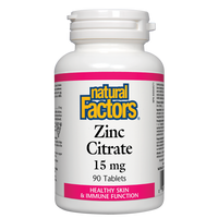 Zinc Citrate 15 mg 90 Tablets