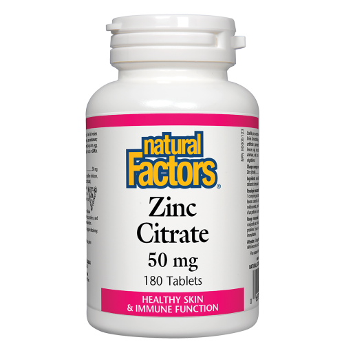 Zinc Citrate 50 mg 180 Tablets