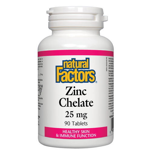 Zinc Chelate 25 mg 90 Tablets