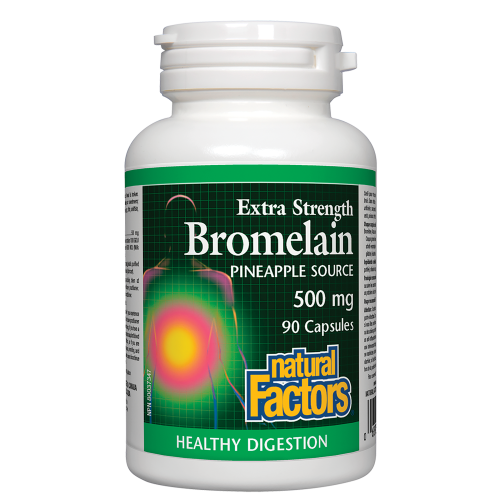 Bromelain Extra Strength Pineapple Source 500 mg 90 Capsules
