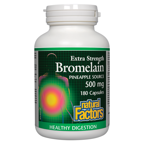 Bromelain Extra Strength Pineapple Source 500 mg 180 Capsules