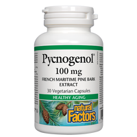 Natural Factors Pycnogenol  100 mg  30 Vegetarian Capsules