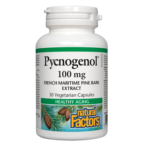 Natural Factors Pycnogenol  100 mg  30 Vegetarian Capsules