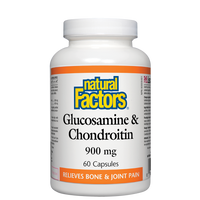 Natural Factors Glucosamine & Chondroitin Sulfate  900 mg  60 Capsules