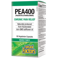 Natural Factors PEA400  Palmitoylethanolamide    90 Vegetarian Capsules