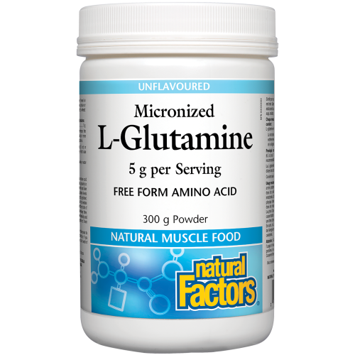 Natural Factors Micronized L-Glutamine   5 g  300 g Powder
