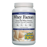 Natural Factors Whey Factors®   1 kg Powder French Vanilla