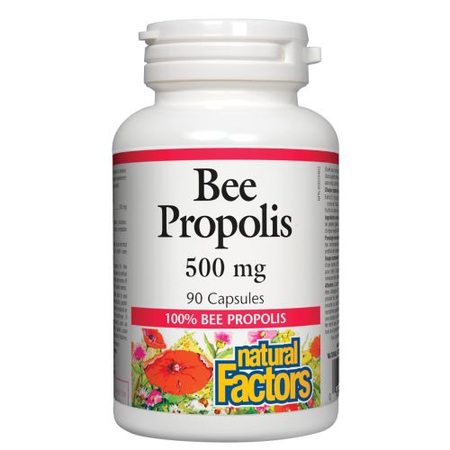 Natural Factors Bee Propolis   500 mg  90 Capsules