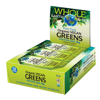 Whole Earth & Sea® Organic Vegan Greens Protein Bar  15 g  12 Bars