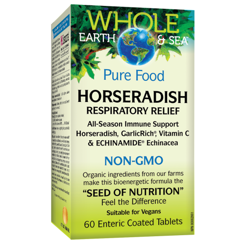 Whole Earth & Sea® Horseradish Respiratory Relief   60 Enteric Coated Tablets