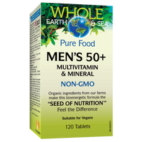 Whole Earth & Sea® Men's 50+ Multivitamin & Mineral   120 Tablets