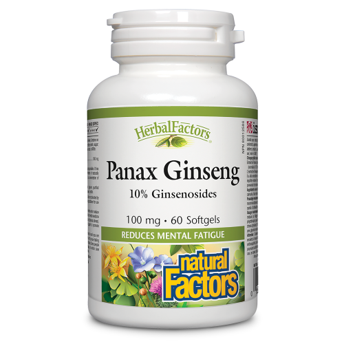 Natural Factors Panax Ginseng  100 mg  60 Softgels
