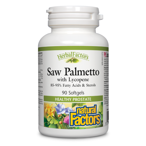 Natural Factors Saw Palmetto  with Lycopene     90 Softgels