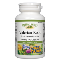 Natural Factors Valerian Root  300 mg  90 Capsules