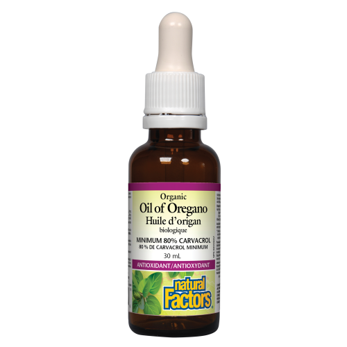 Natural Factors Organic Oil of Oregano    30 mL Liquid
