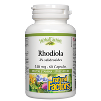 Natural Factors Rhodiola  150 mg  60 Capsules