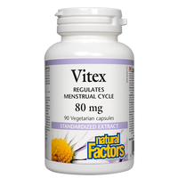 Natural Factors Vitex  Standardized Extract   80 mg  90 Vegetarian Capsules