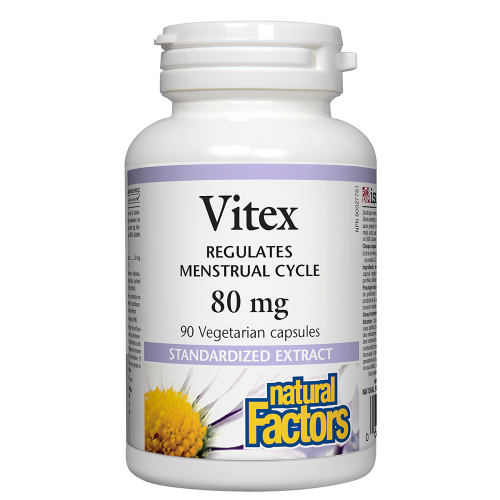 Natural Factors Vitex  Standardized Extract   80 mg  90 Vegetarian Capsules