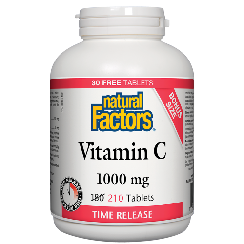 Natural Factors Vitamin C Time Release  1000 mg  210 Tablets