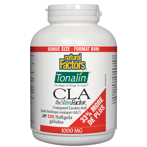Natural Factors CLA Tonalin®  The SlimFactor®   1000 mg  120 Softgels